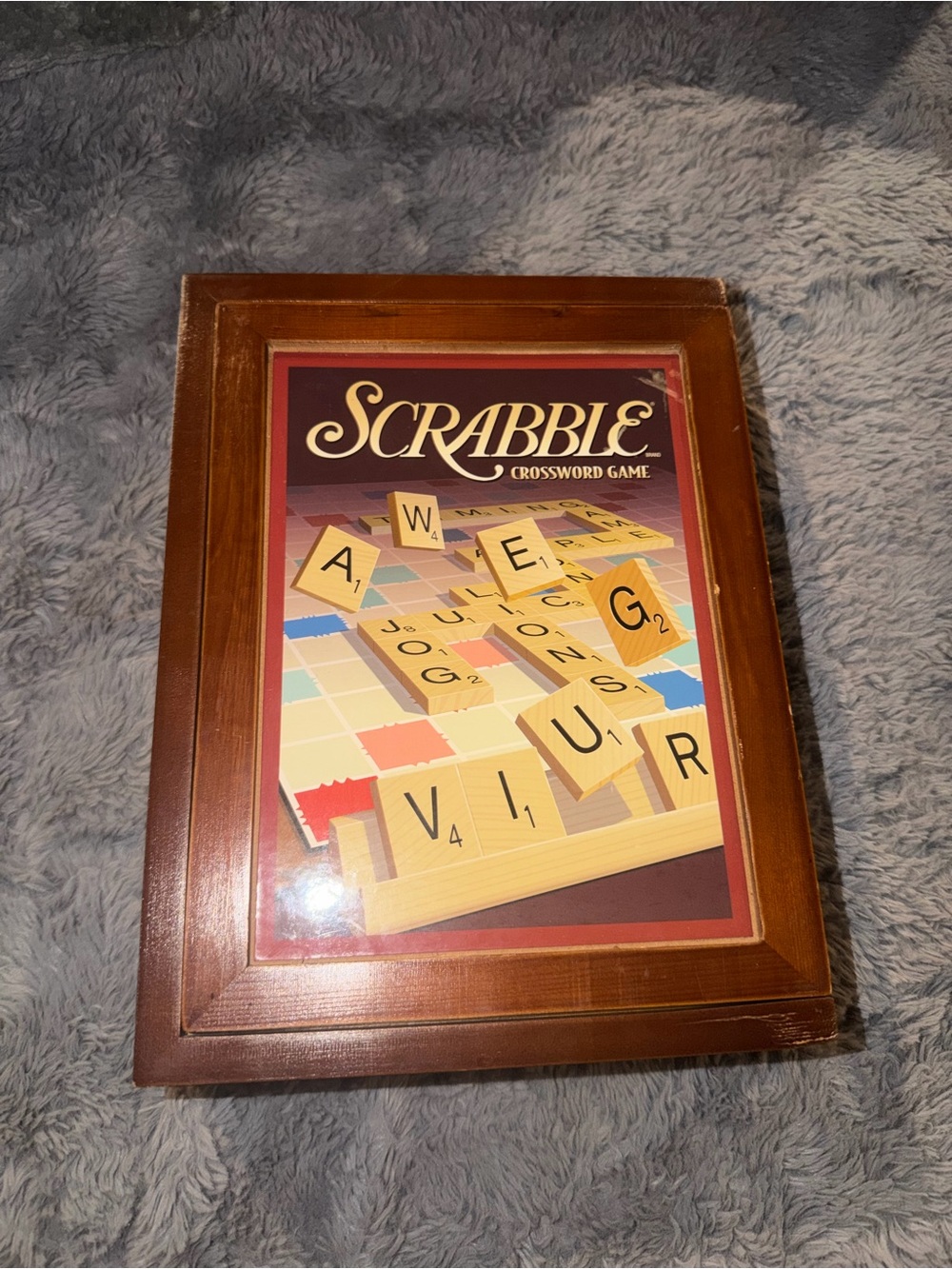 Vintage scrabble Board Game - Classic Brown Box